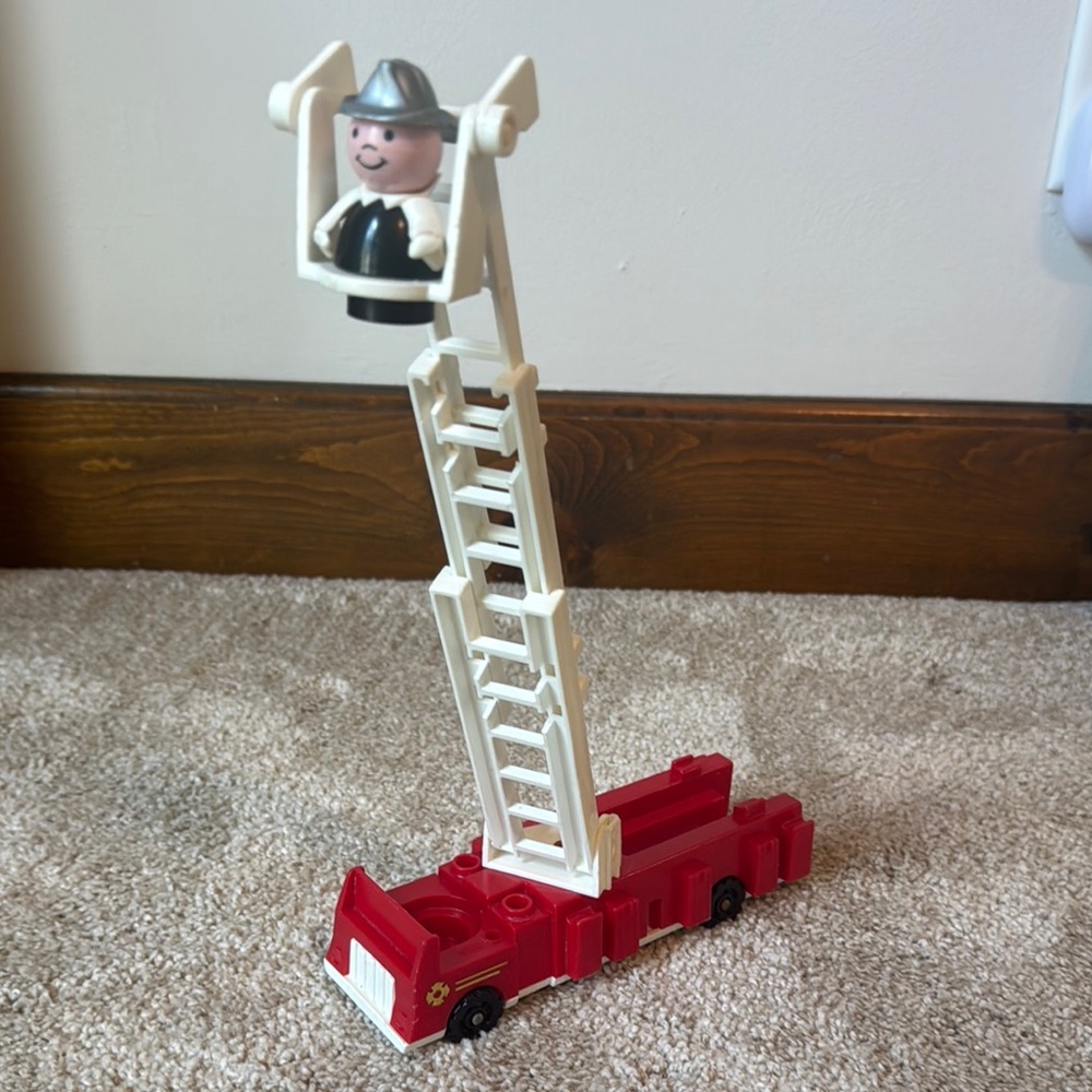 Fisher Price Vintage Fire Truck